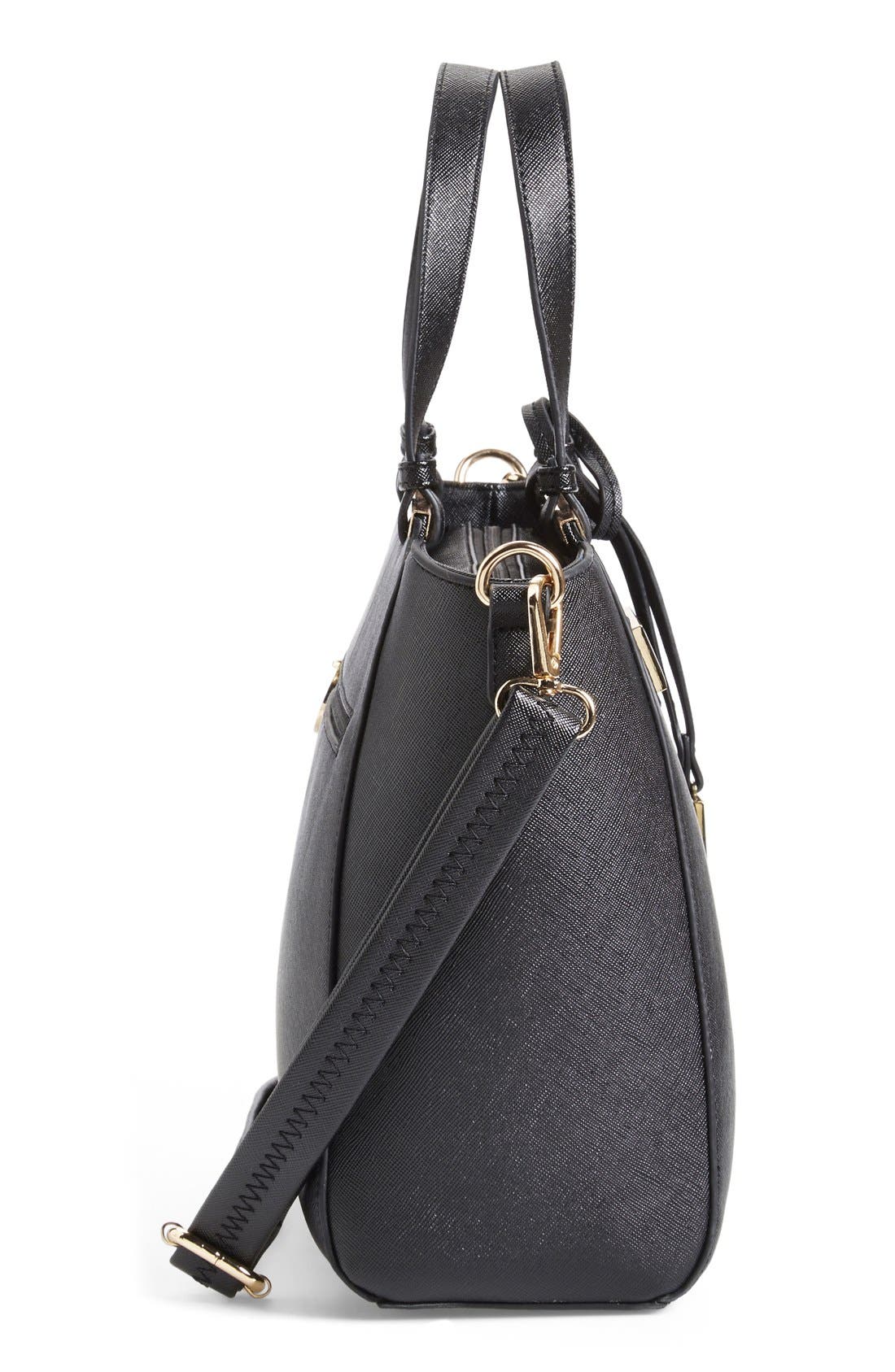 'Limoges II' Satchel, Alternate, color, BLACK
