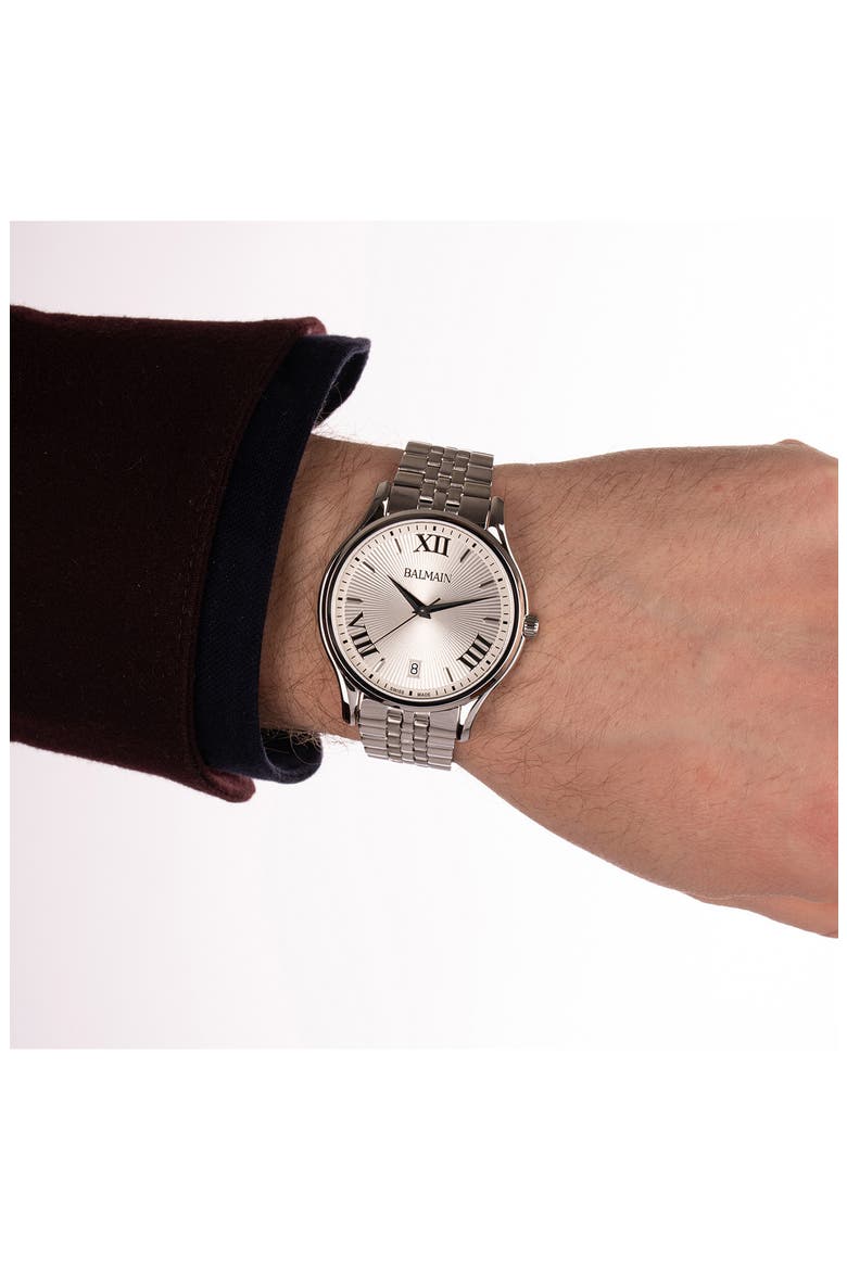 Beleganza Bracelet Watch, 40mm, Alternate, color, STAINLESS STEEL