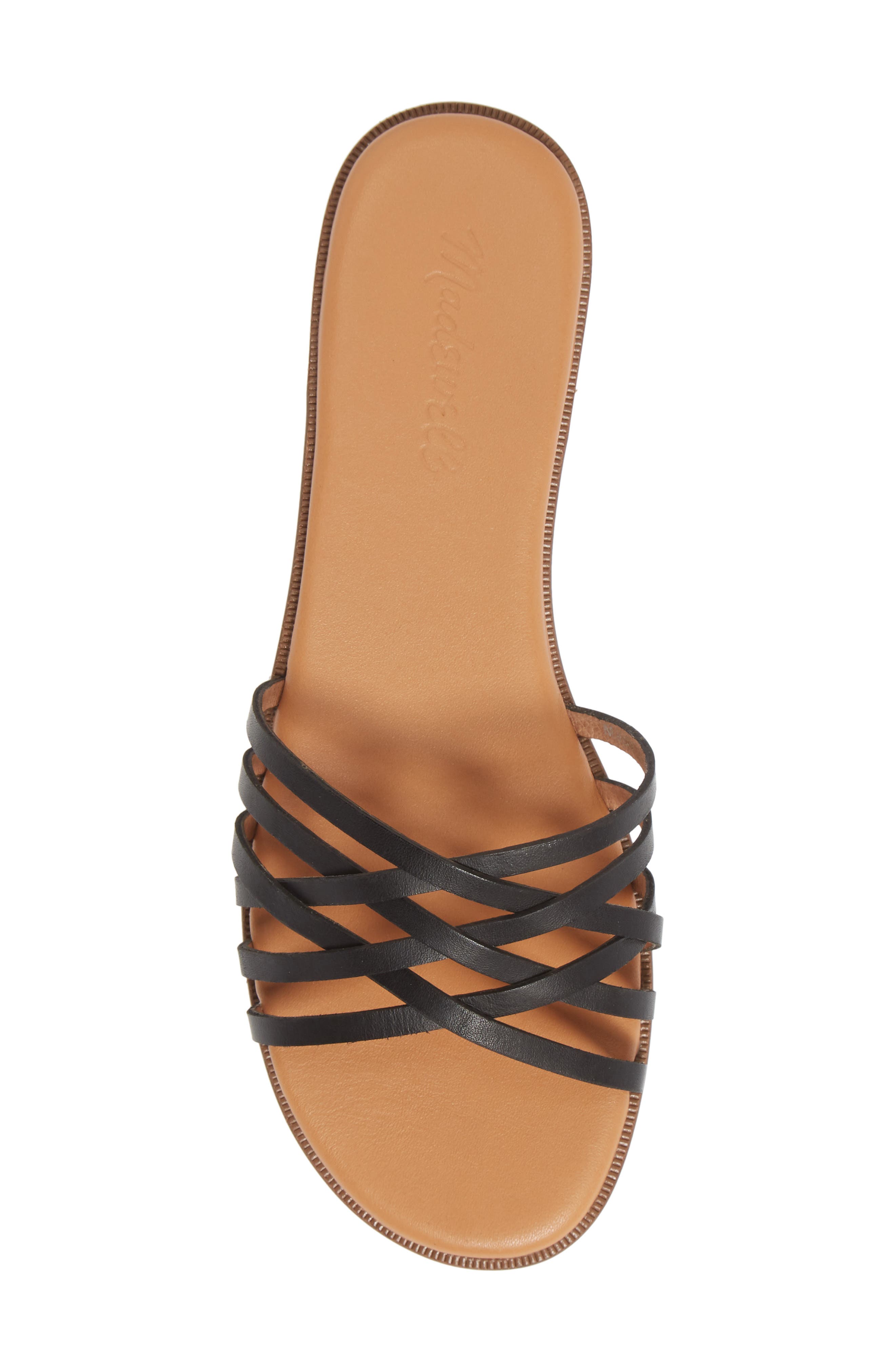 Madewell The Tracie Crisscross Slide Sandal, Alternate, color, 
