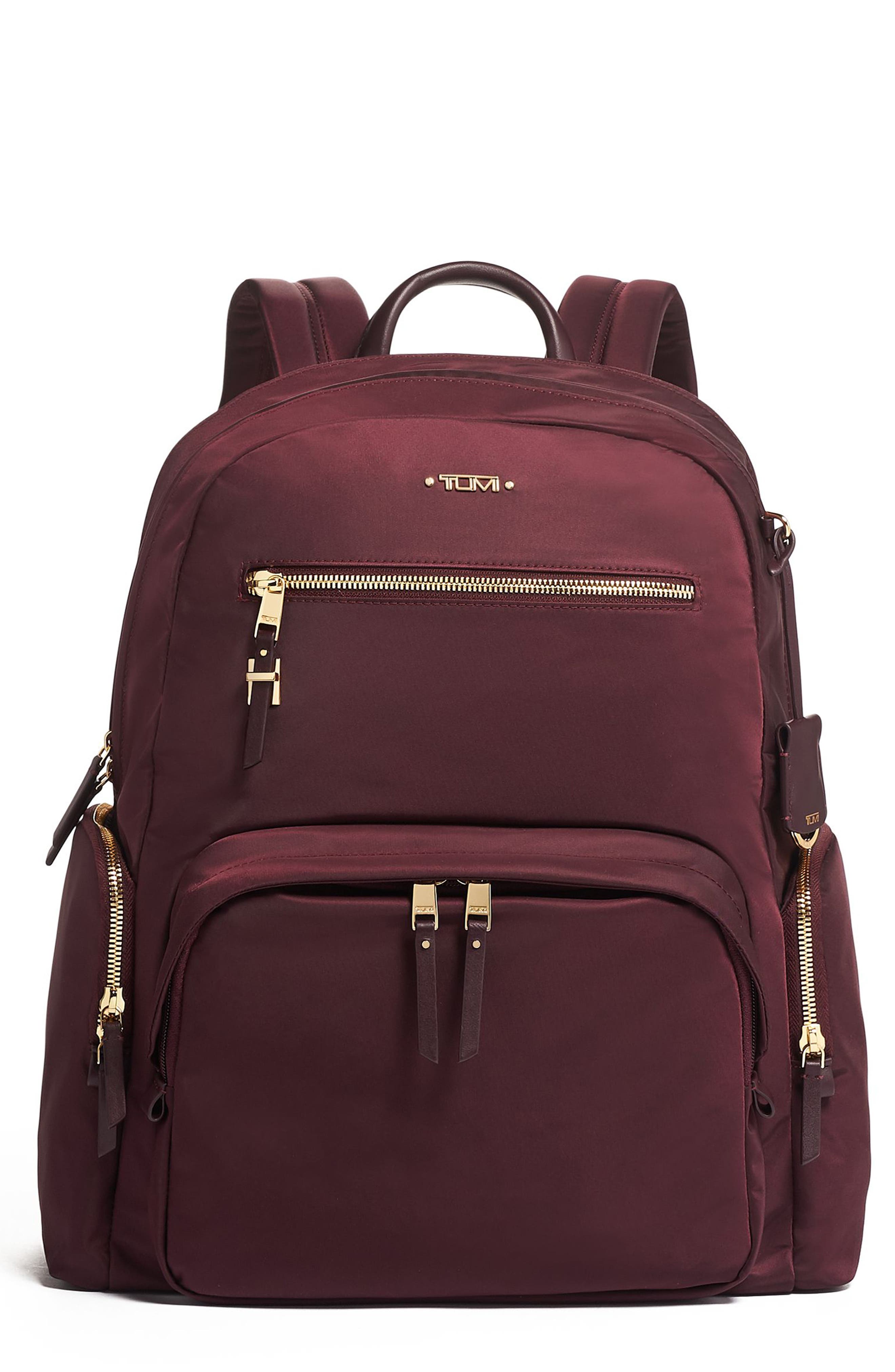 Voyageur Carson Nylon Backpack, Main, color, PORT