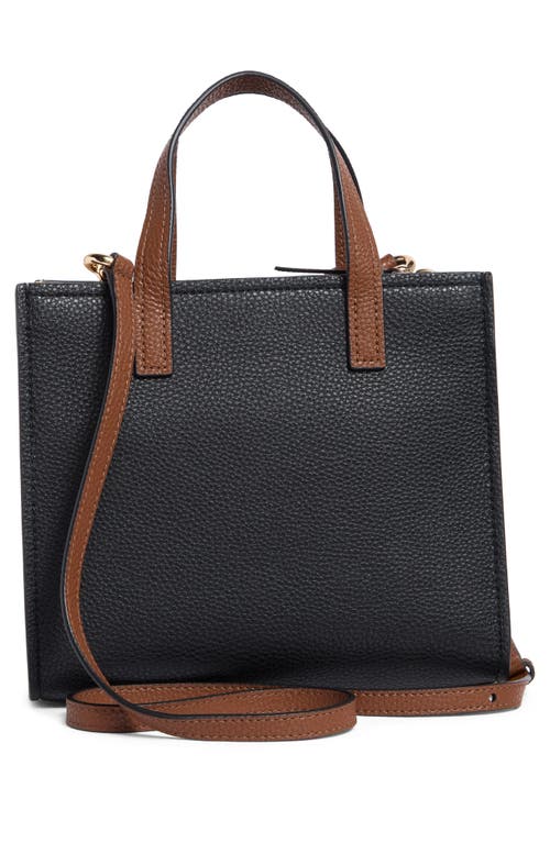 Marc Jacobs Mini Grind Leather Tote In Black Multi
