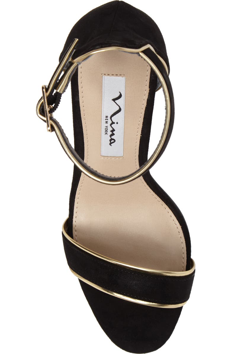 Nina Caela Ankle Strap Sandal, Alternate, color,