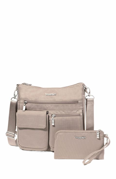 Modern Everywhere Slim Crossbody Bag with RFID Wristlet