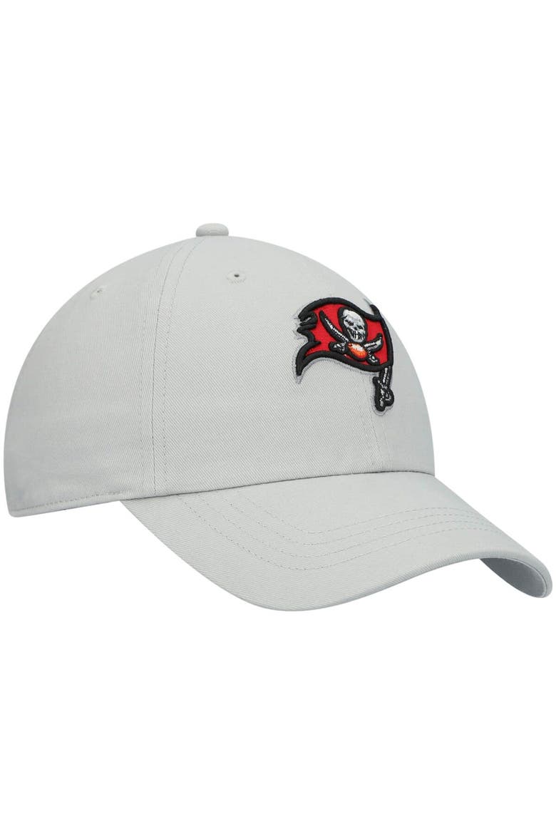 Women's '47 Pewter Tampa Bay Buccaneers Miata Clean Up Primary Adjustable Hat, Alternate, color, Gray
