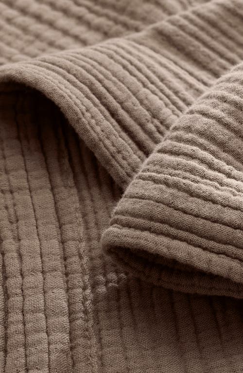 Boll & Branch Dream Bed Blanket In Brown