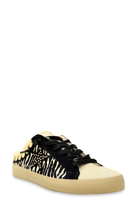 Pippa Faux Shearling Trim Sneaker Mule