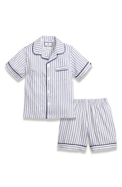 Ticking Stripe Short Pajamas