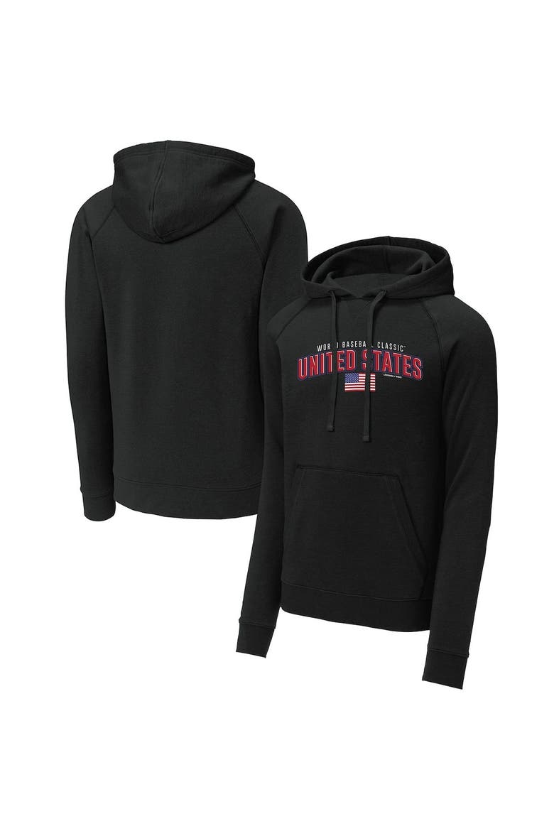 Men's LEGENDS Black USA Baseball 2023 World Baseball Classic Country Pride Pullover Hoodie, Alternate, color, Black