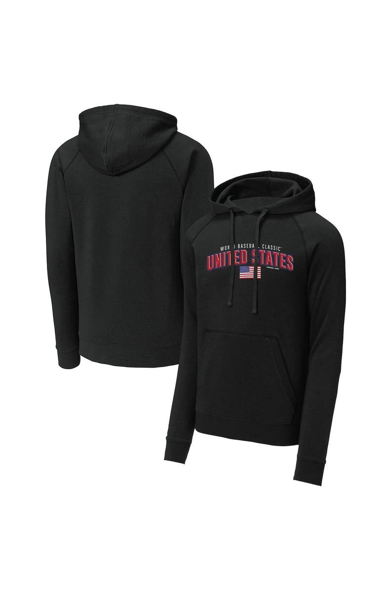 Legends Merchandise Men's LEGENDS Black USA Baseball 2023 World Baseball Classic Country Pride Pullover Hoodie, Alternate, color, 