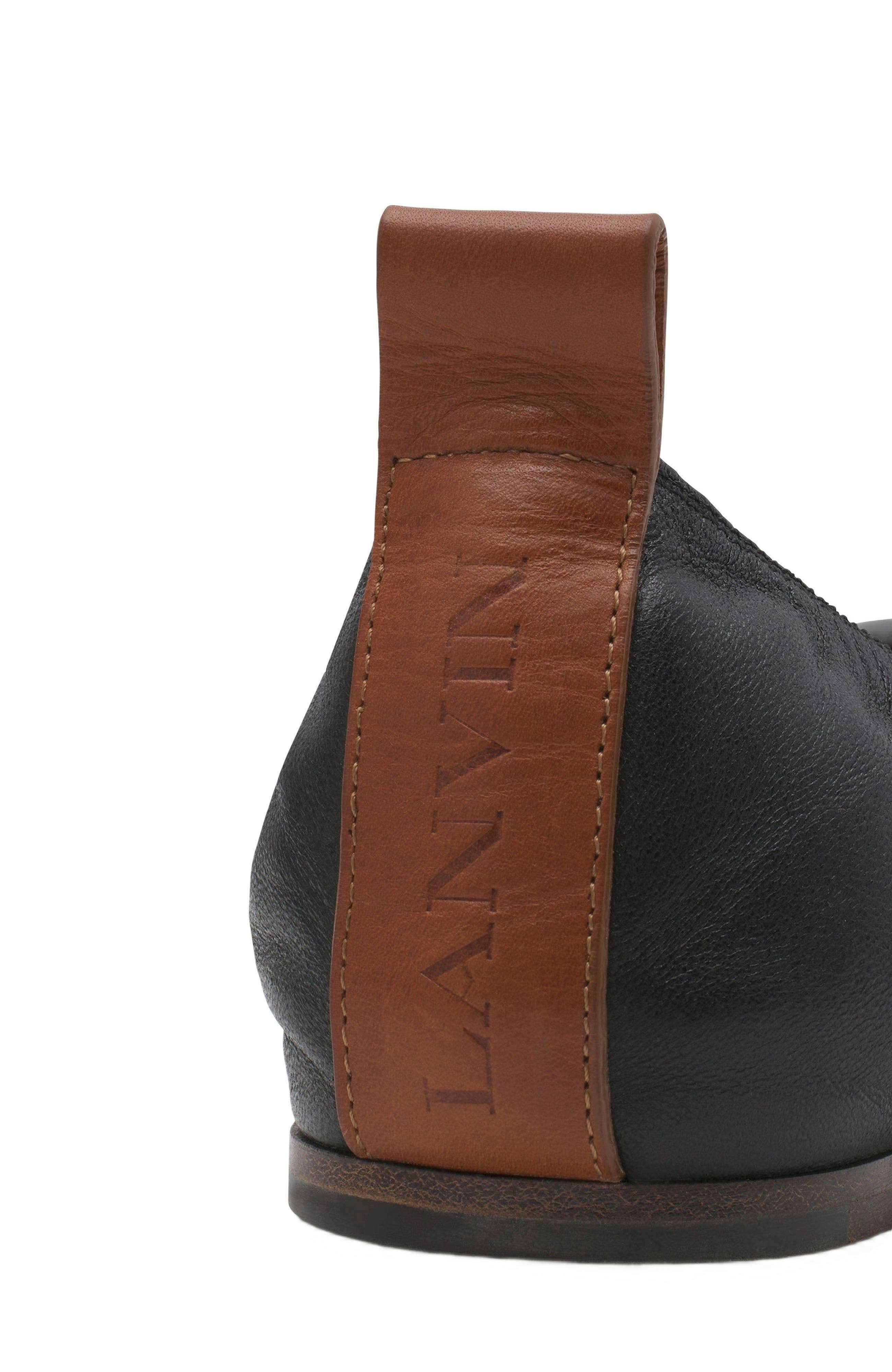 Lanvin The Leather Ballerina Flat, Alternate, color, 