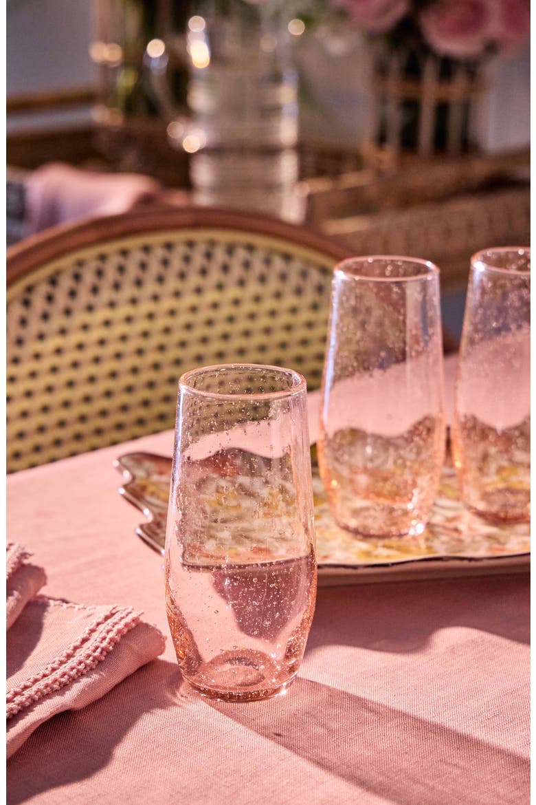 Provence Stemless Champagne Flute, Alternate, color, BLUSH