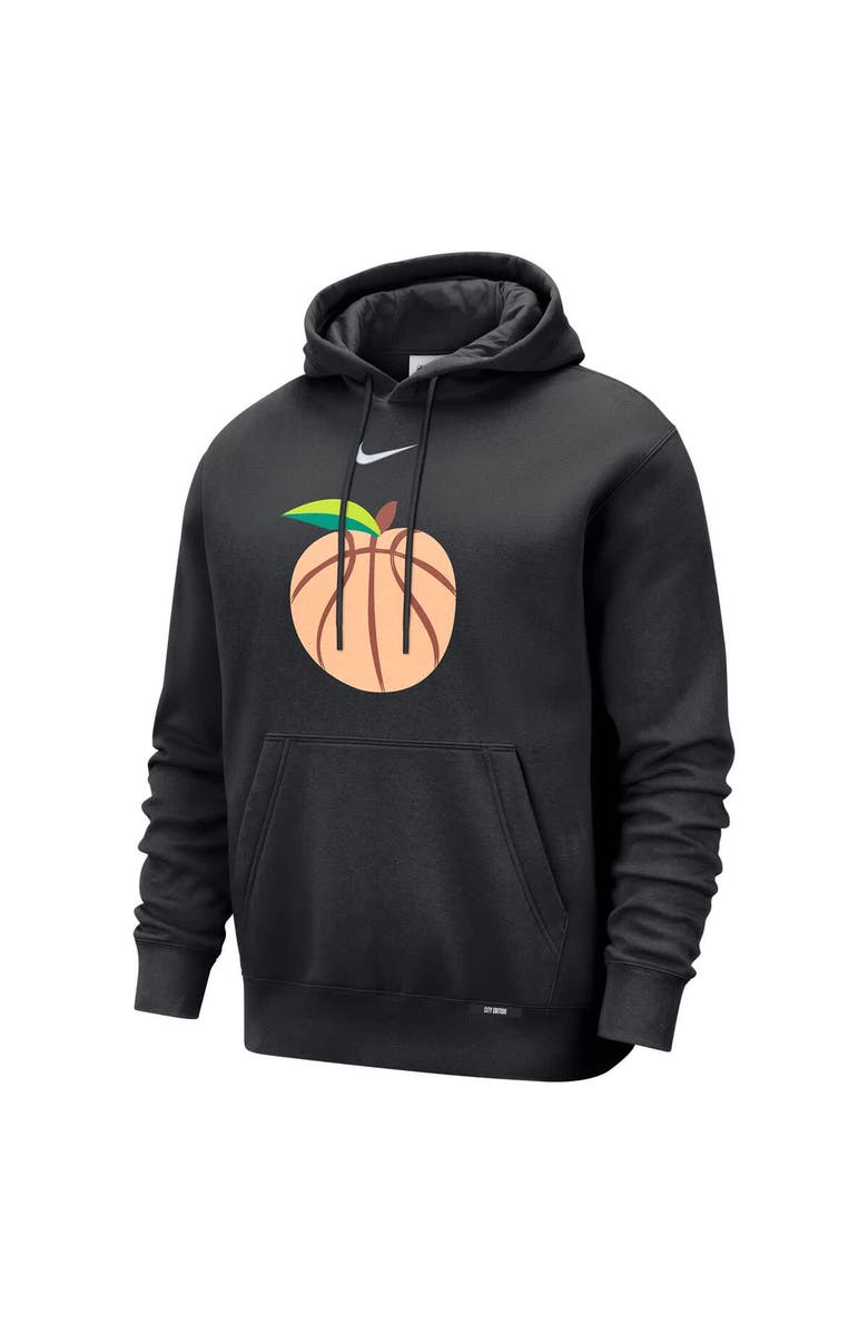 Nike Men's Nike  Black Atlanta Hawks 2025/26 City Edition Essential Logo Remix Hoodie, Alternate, color, Black