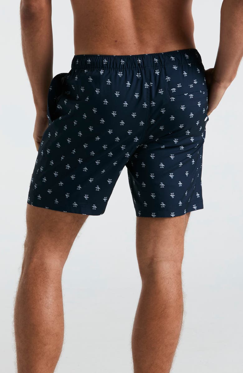 Original Penguin 7-Inch Volley Swim Trunks, Alternate, color, 