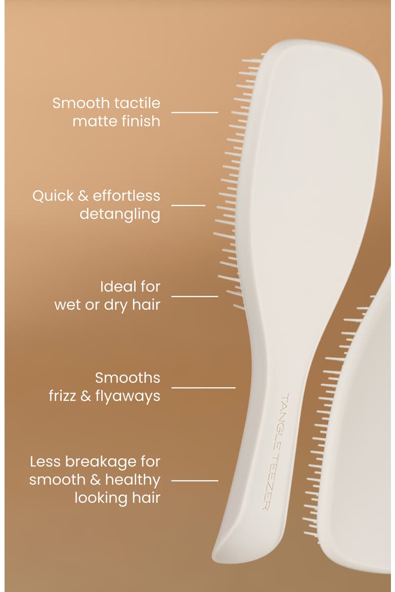 The Ultimate Detangler Matte Hairbrush, Alternate, color, PUMICE GRAY