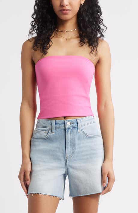 BP. Scallop Trim Tube Top