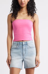 BP. Scallop Trim Tube Top