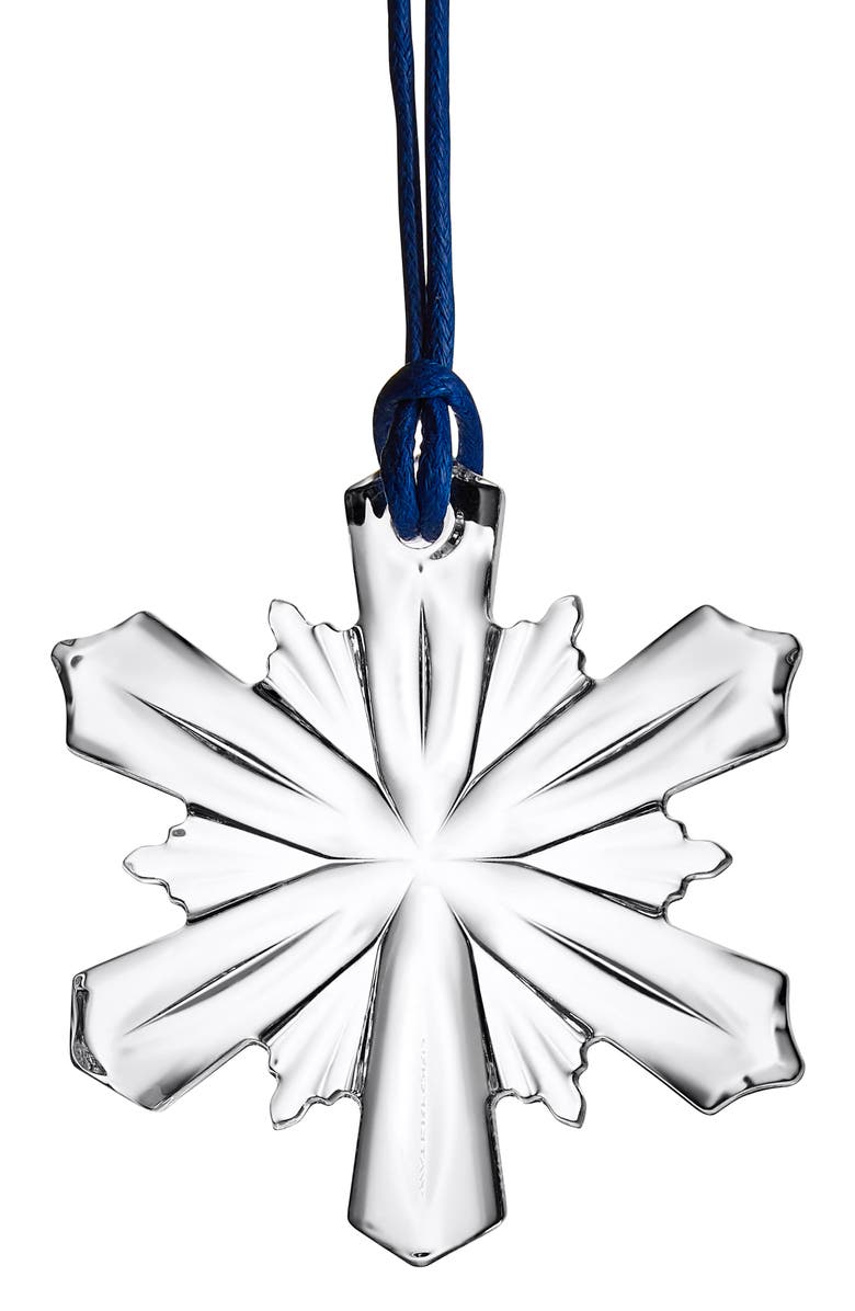 Waterford Mini Snowflake Crystal Ornament, Main, color,