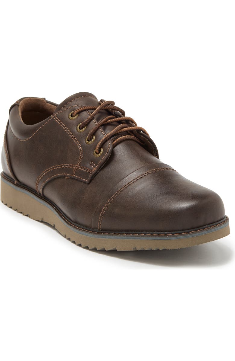 Eastland Ike Cap Toe Derby, Main, color, Brown