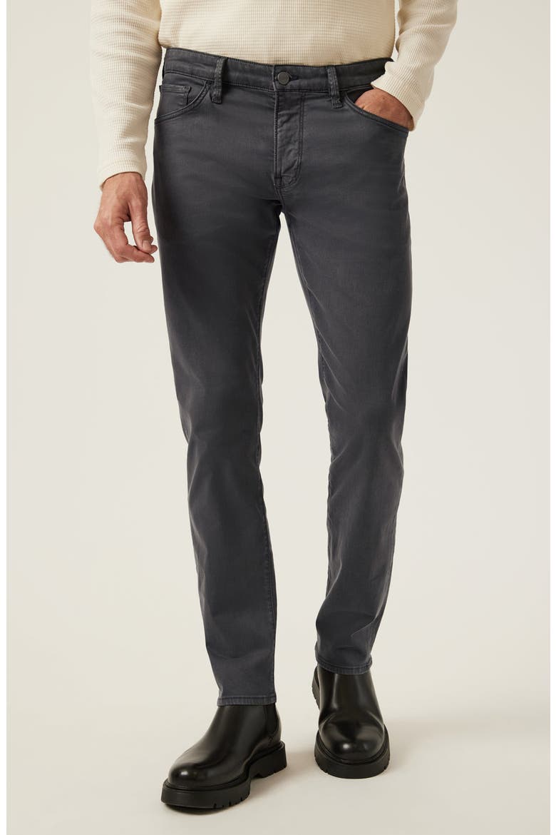 Courage Stretch Twill Straight Leg Pants, Main, color, FOSSIL TWILL
