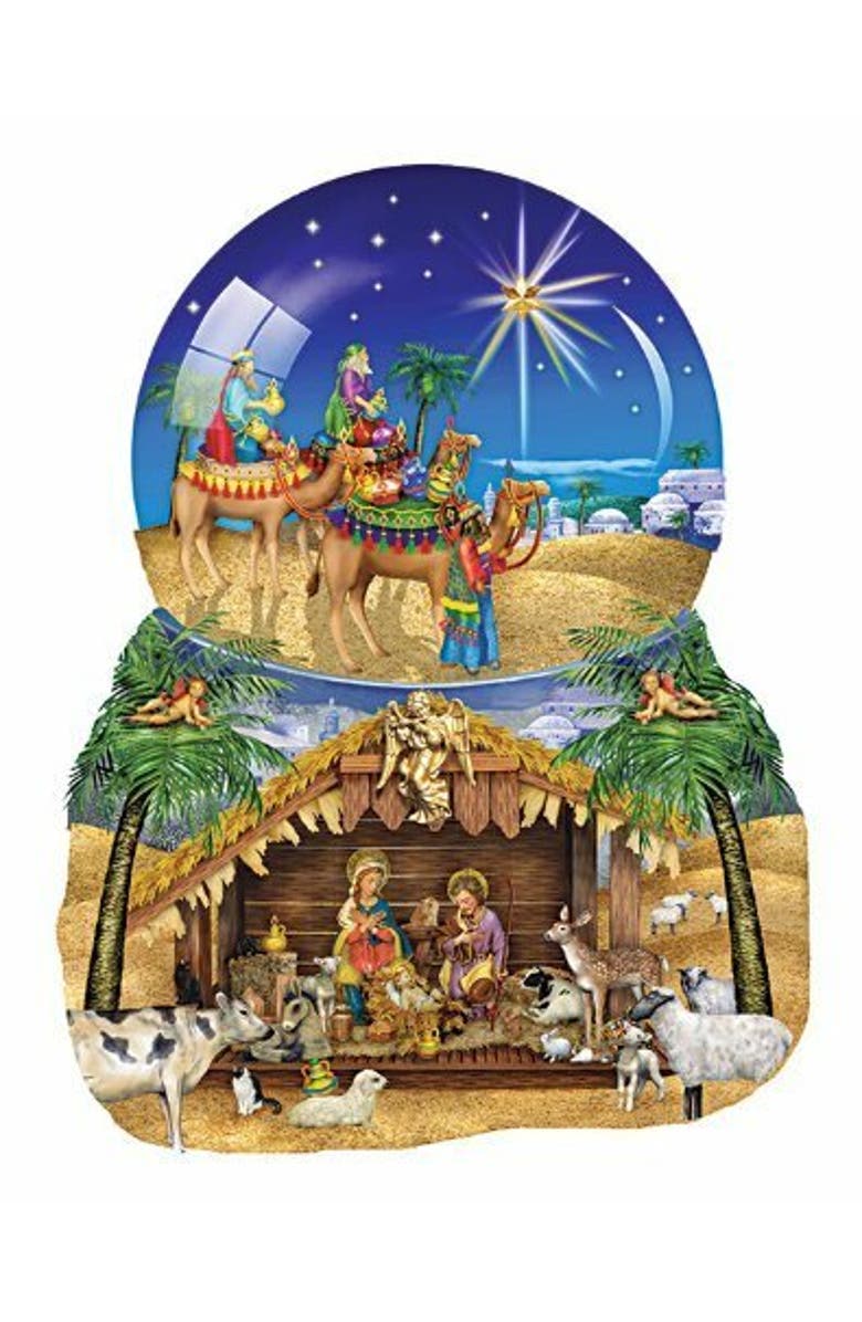 Sunsout O Star of Bethlehem 1000 piece Jigsaw Puzzle for Adults Special Shape, Main, color, Multicolor