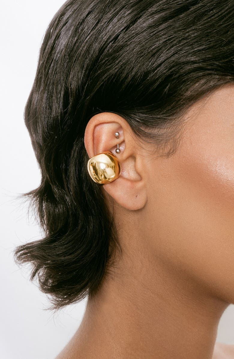 Ettika Chunky Ear Cuff, Alternate, color, Gold