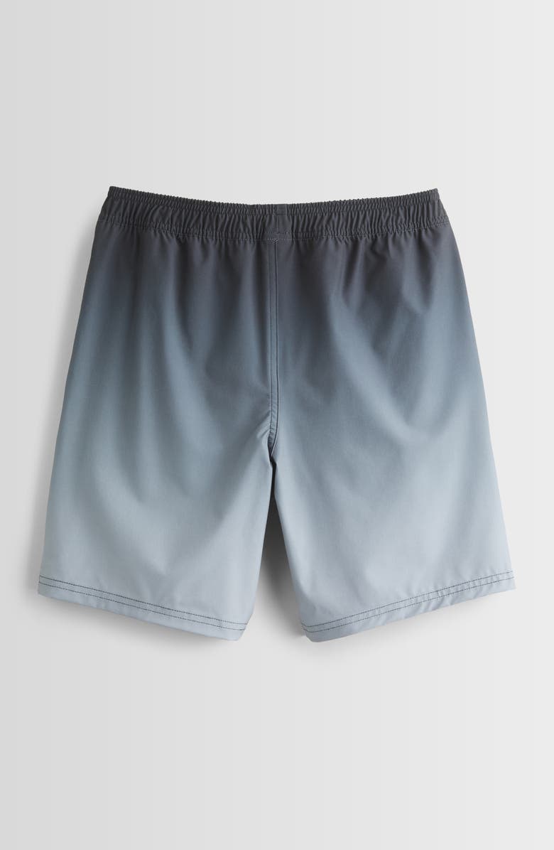 Nordstrom Kids' Volley Swim Trunks, Alternate, color, Grey Charcoal Ombre