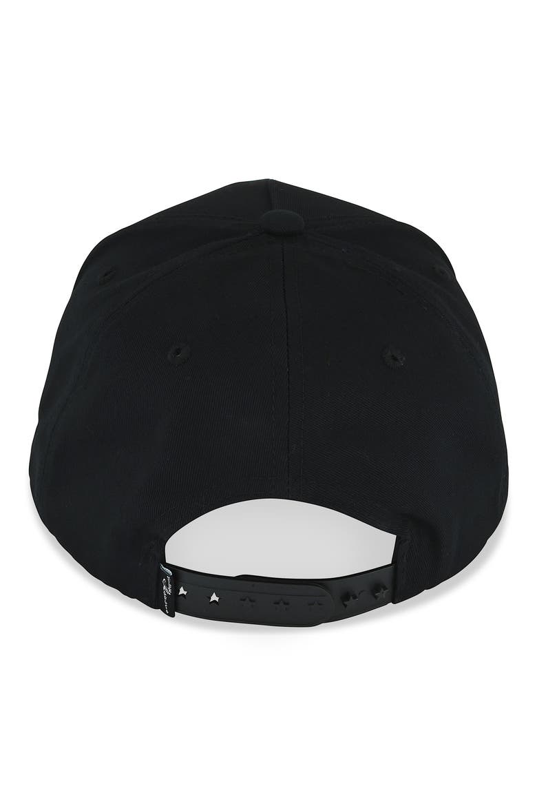 Embroidered Baseball Cap, Alternate, color, BLACK/ WHITE