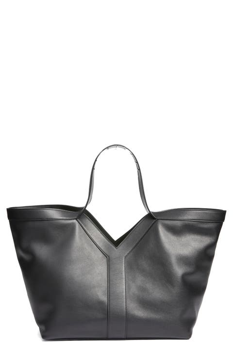 Y Leather Tote