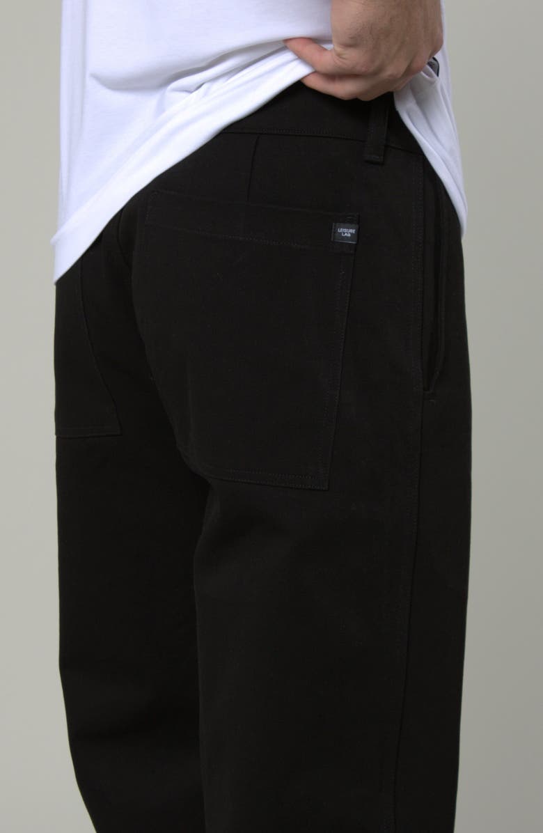 LEISURE LAB Dune Pant, Alternate, color, Noir