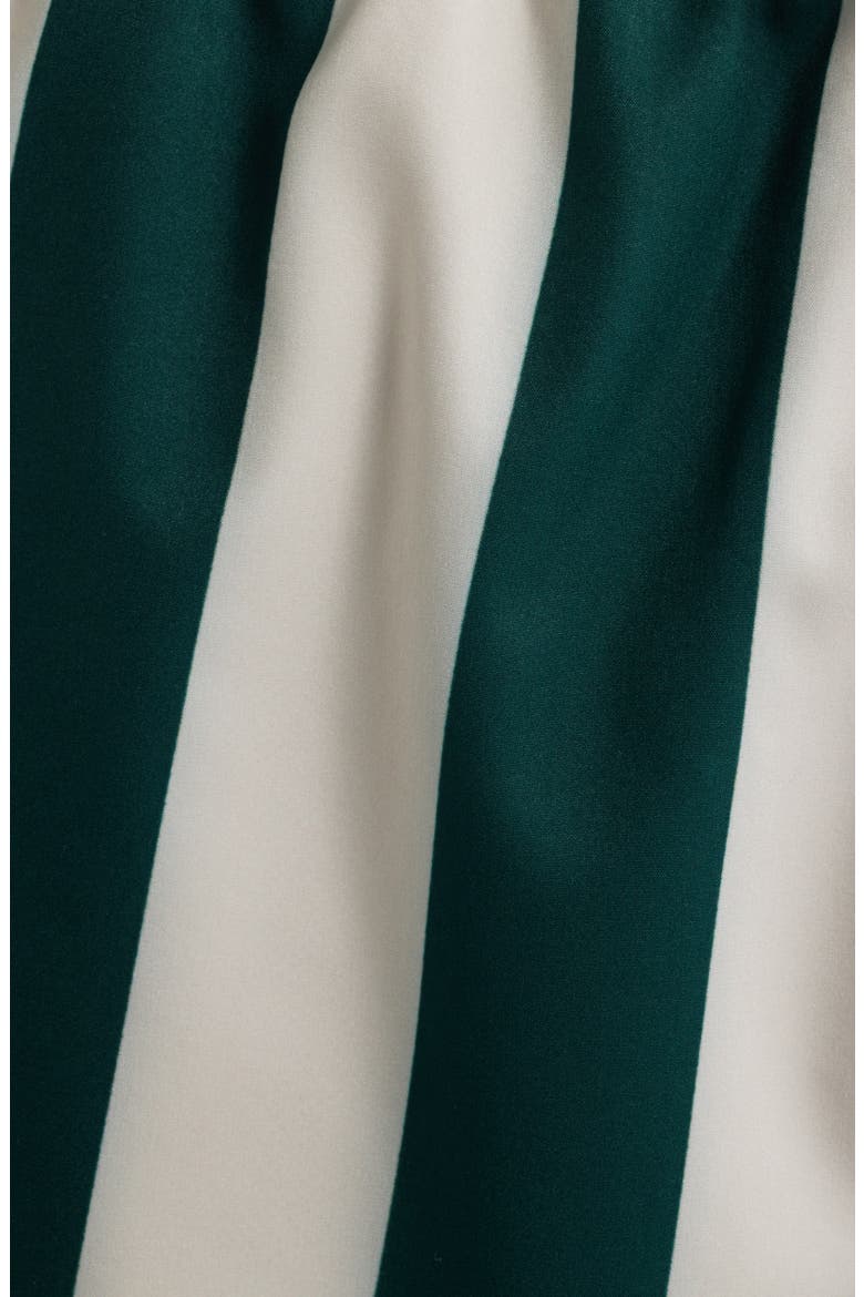 Emerald Heritage Cabana Stripe Swim Trunks, Alternate, color, GREEN