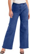 June + Vie June Fit Wide-Leg Jeans