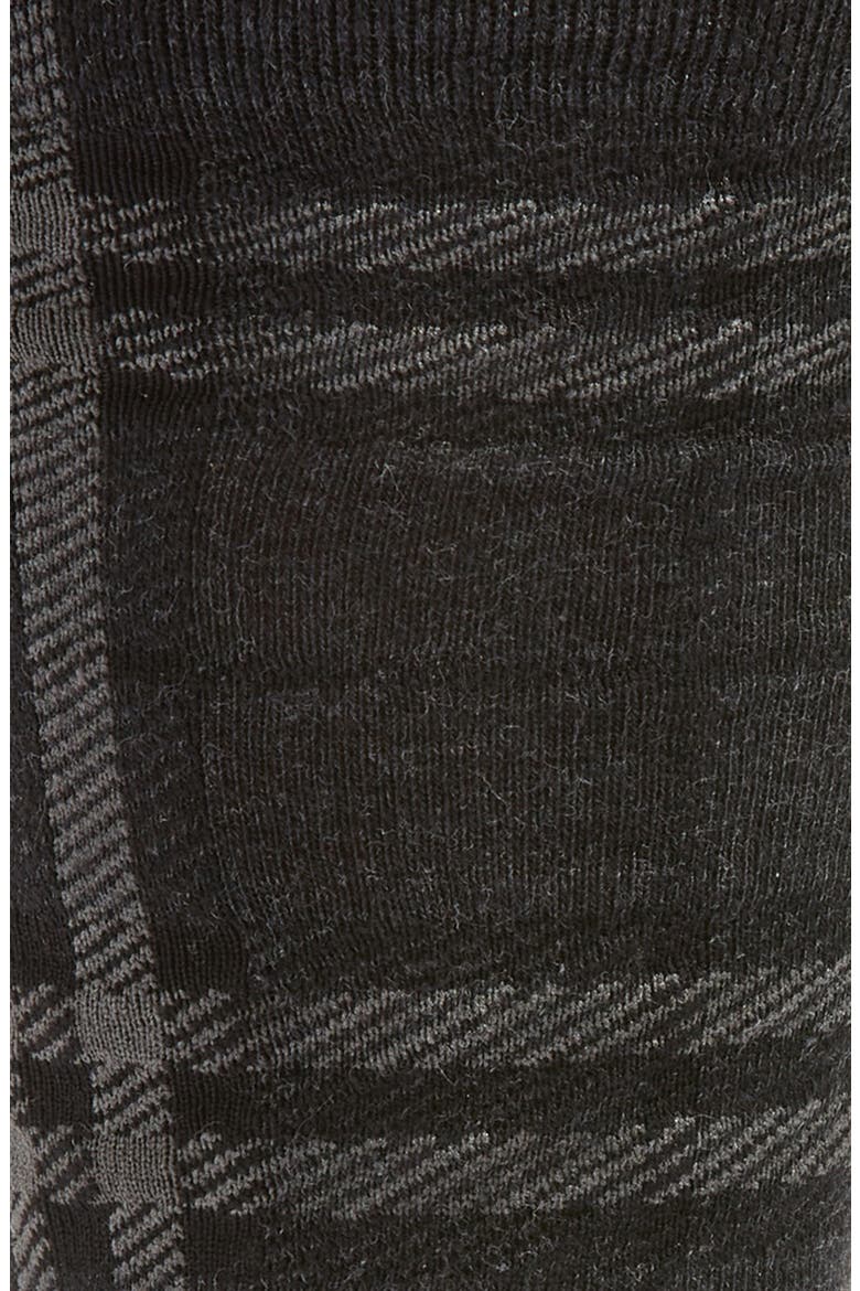 Check Socks, Alternate, color, DARK CHARCOAL