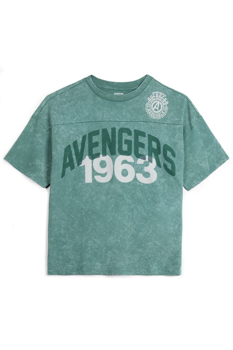 Short Sleeve T-Shirt, Alternate, color, Teal Mineral Wash