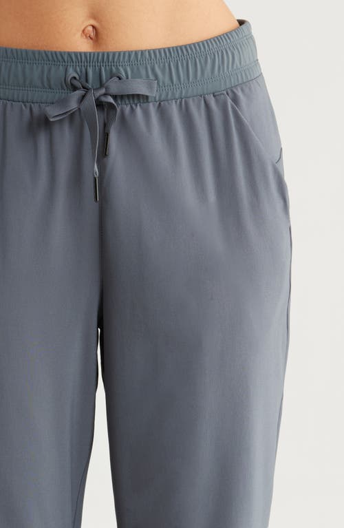 Free Fly Breeze Drift Drawstring Crop Pants In Blue