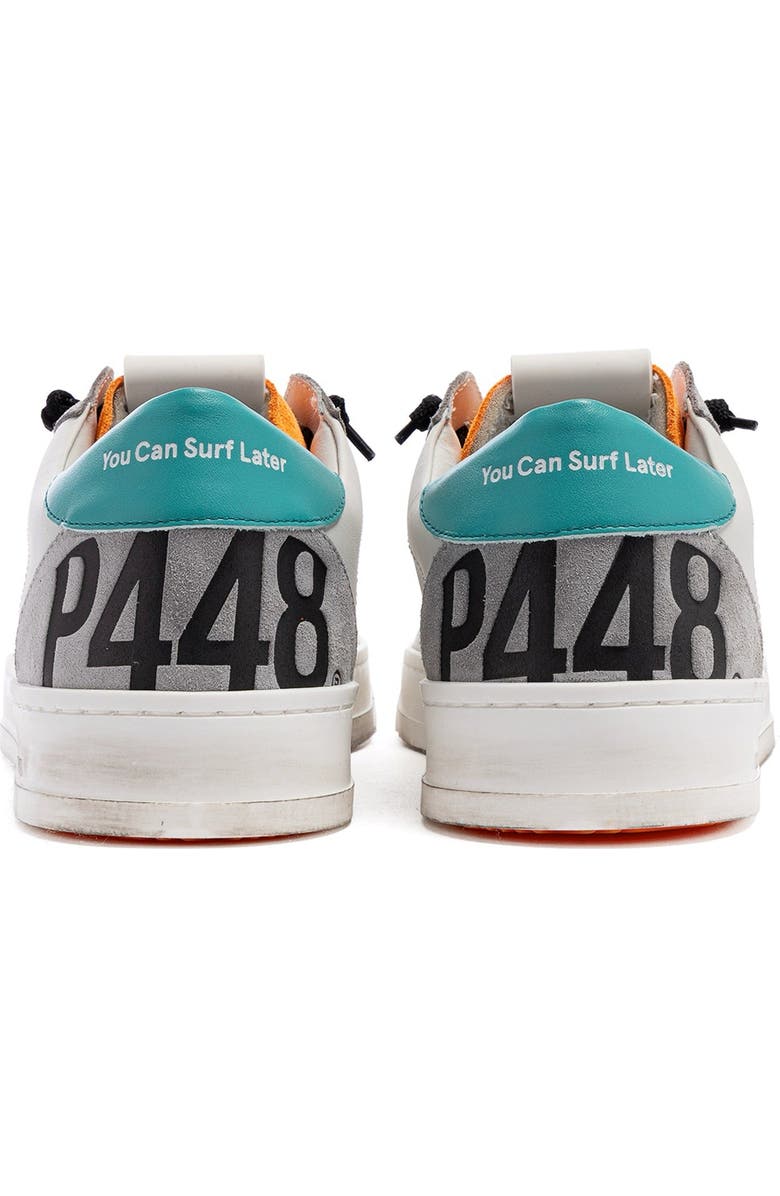 P448 Jack Sneaker, Alternate, color, Acqua Orange