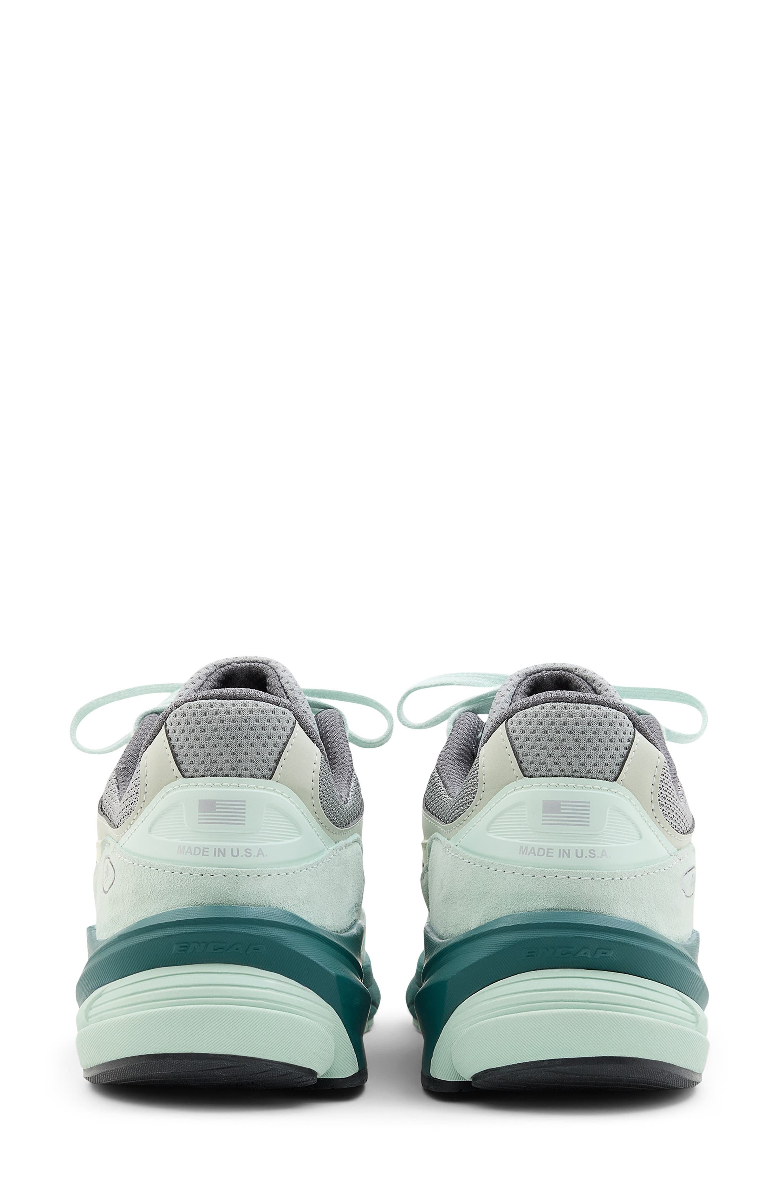 New Balance Made in USA 990 v6 Sneaker, Alternate, color, Clay Ash/ New Spruce