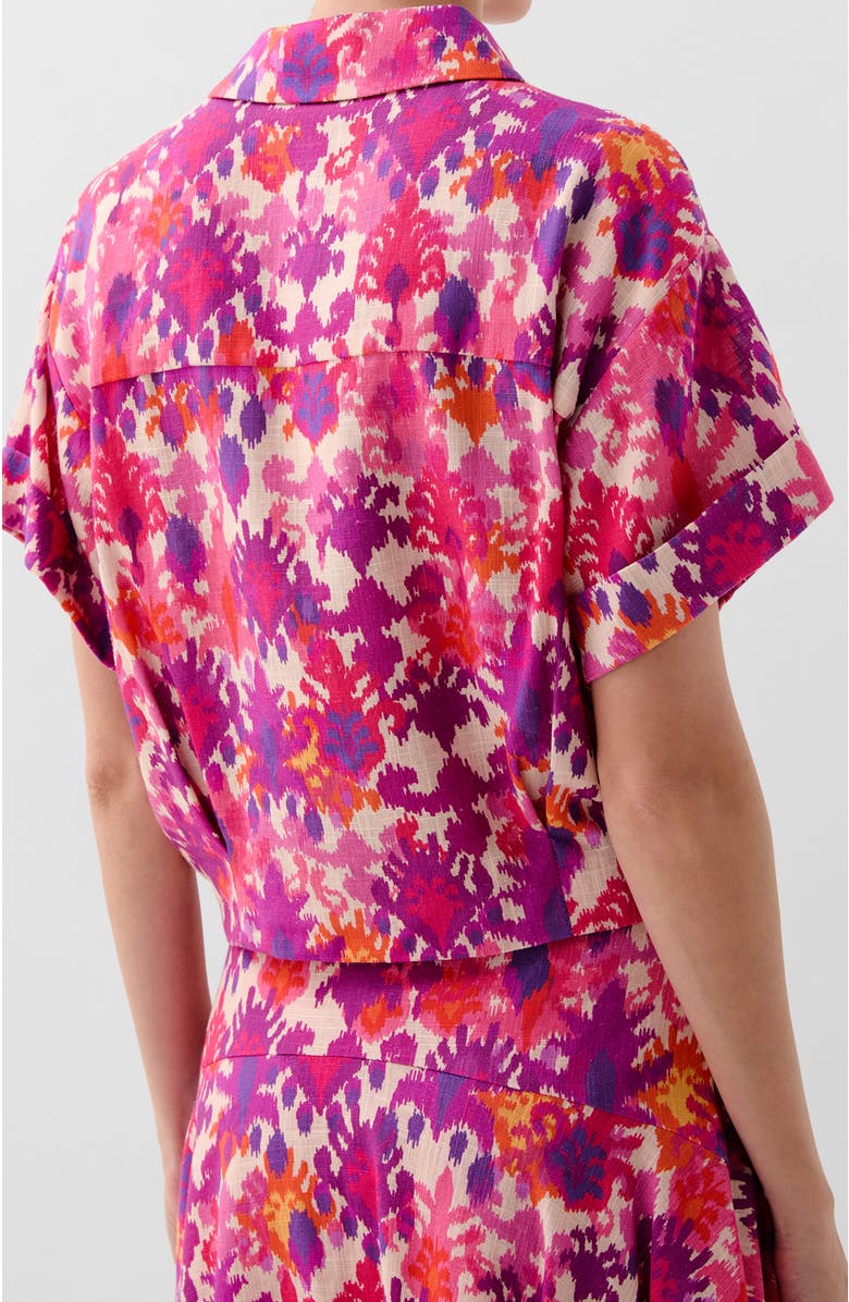 Scalpers Lyd Print Shirt, Alternate, color, Multi-Pink
