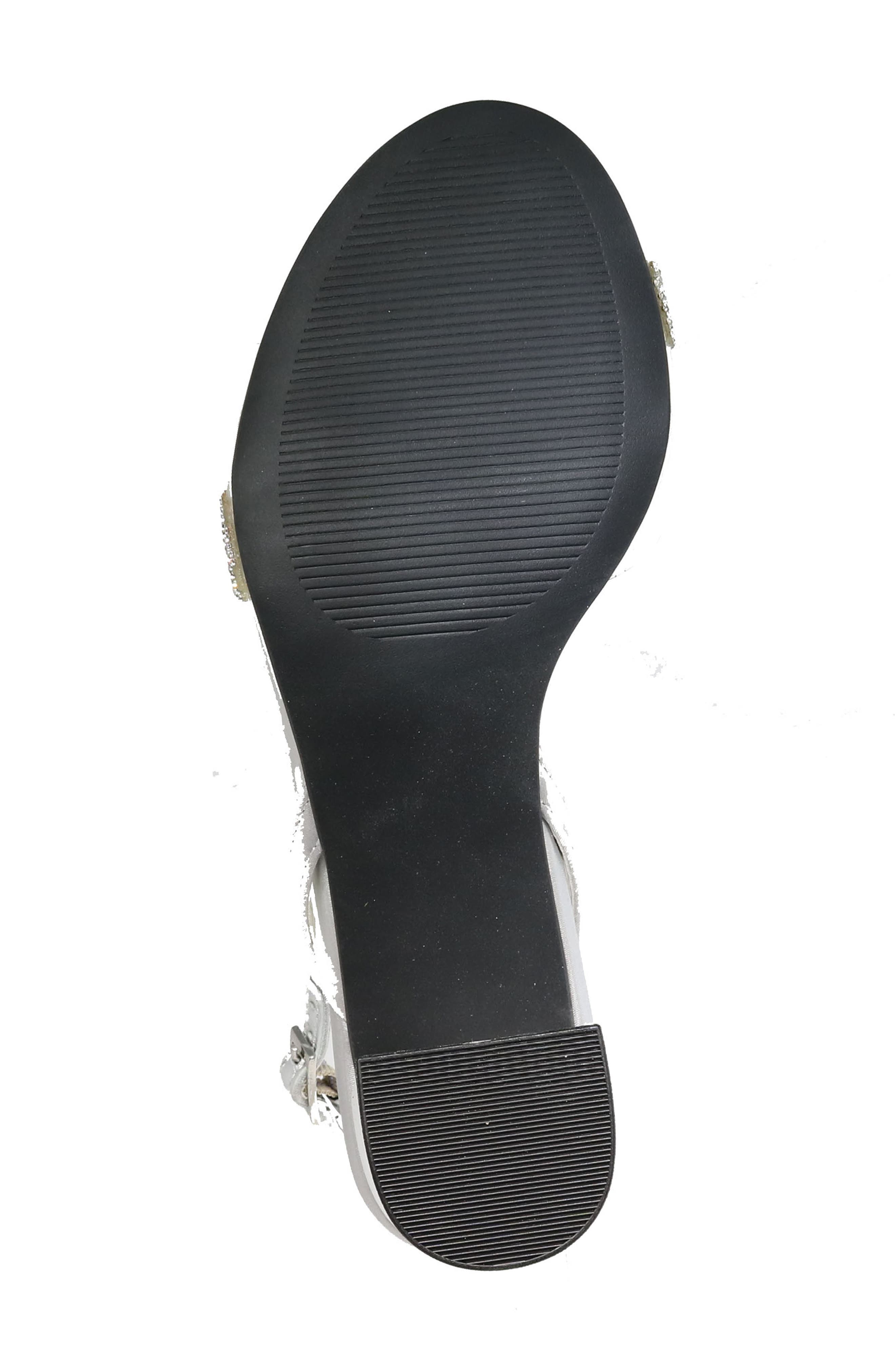 Night d'Orsay Sandal, Alternate, color, SILVER SATIN