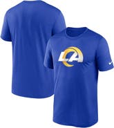 Nike Men's Nike Royal Los Angeles Rams Legend Logo Performance T-Shirt
