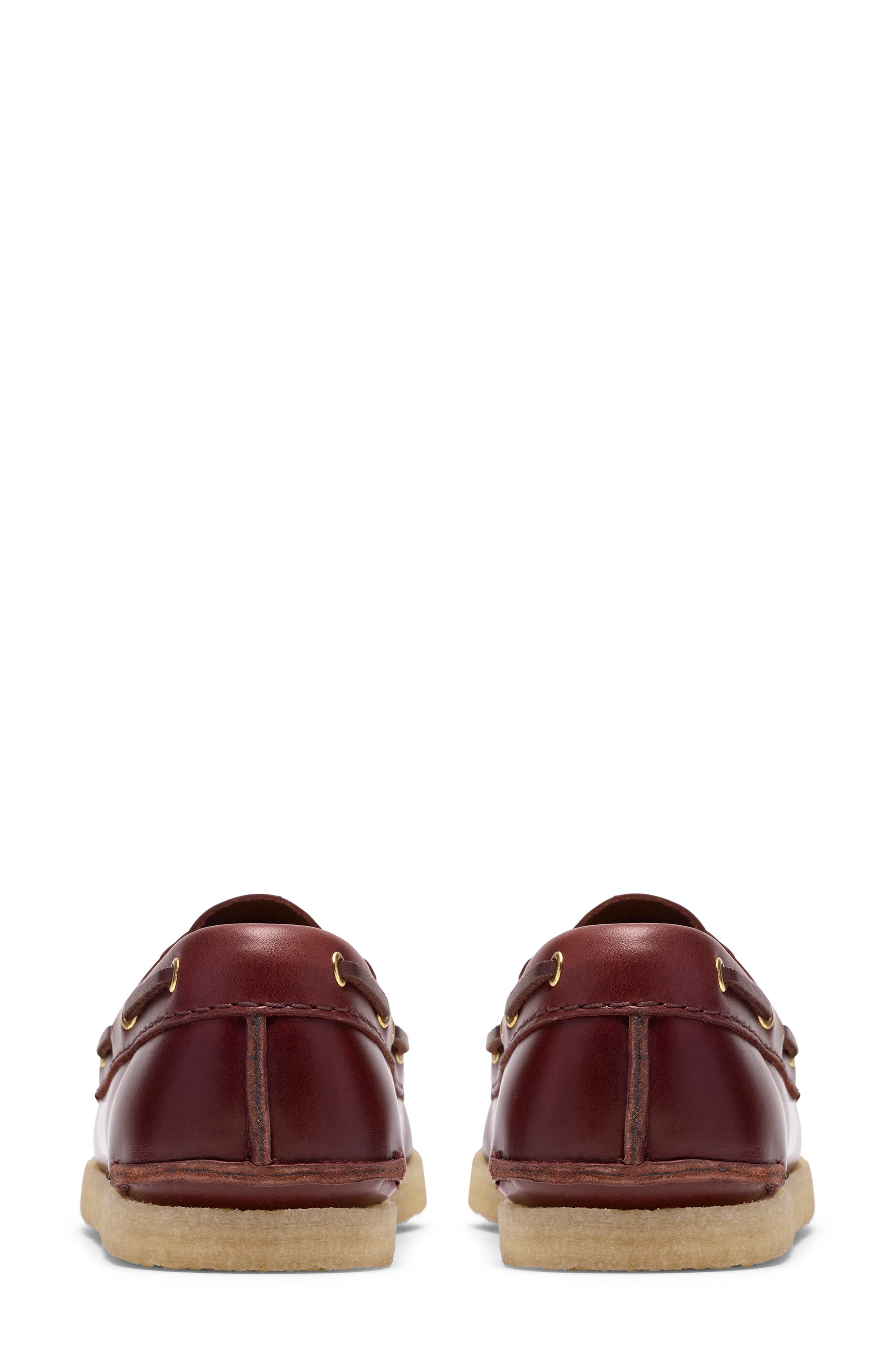 Clarks<sup>®</sup> Originals Godney Boat Moc Toe Loafer, Alternate, color, British Tan Leather