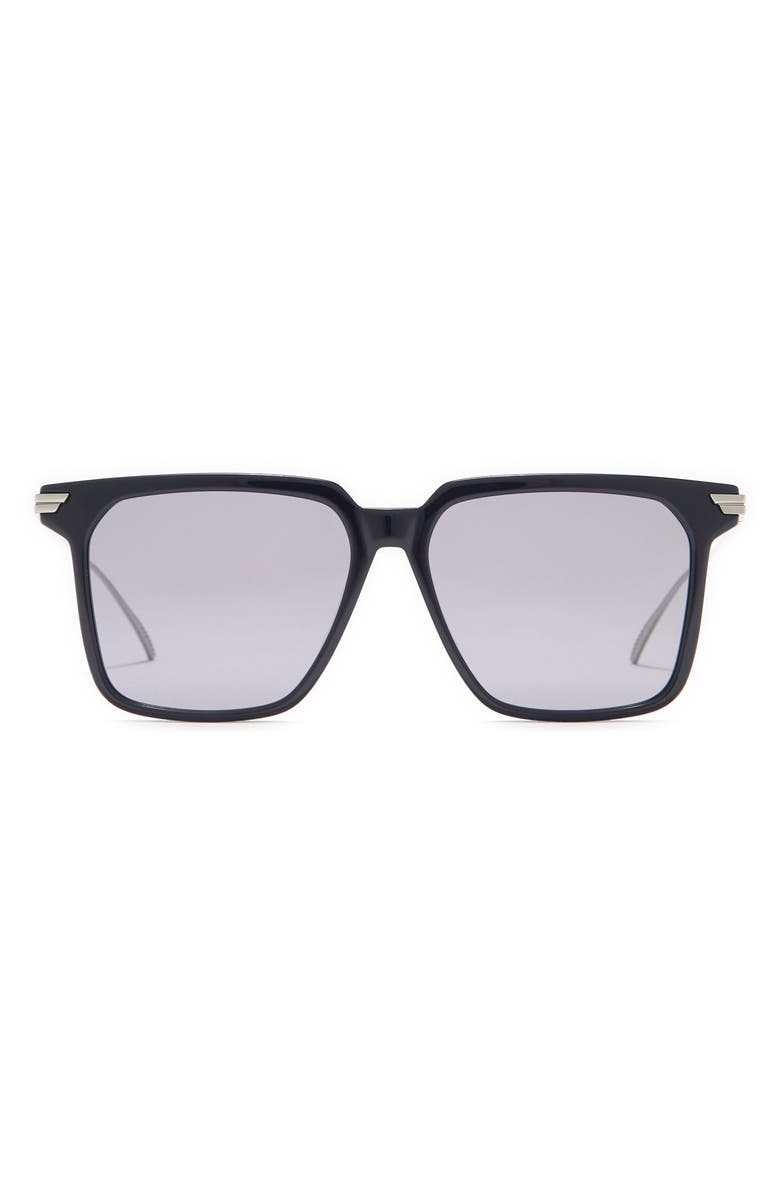 Bottega Veneta 55mm Square Sunglasses, Main, color,