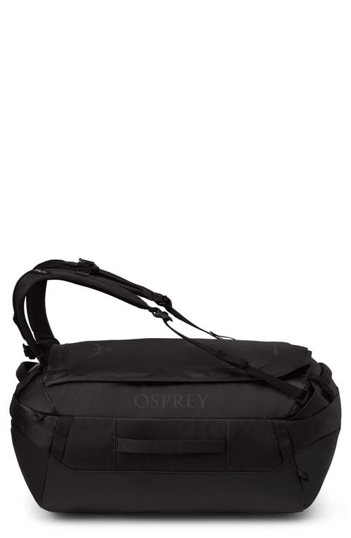 Osprey Transporter 40-liter Duffle Carry-on Luggage In Raven Black/black