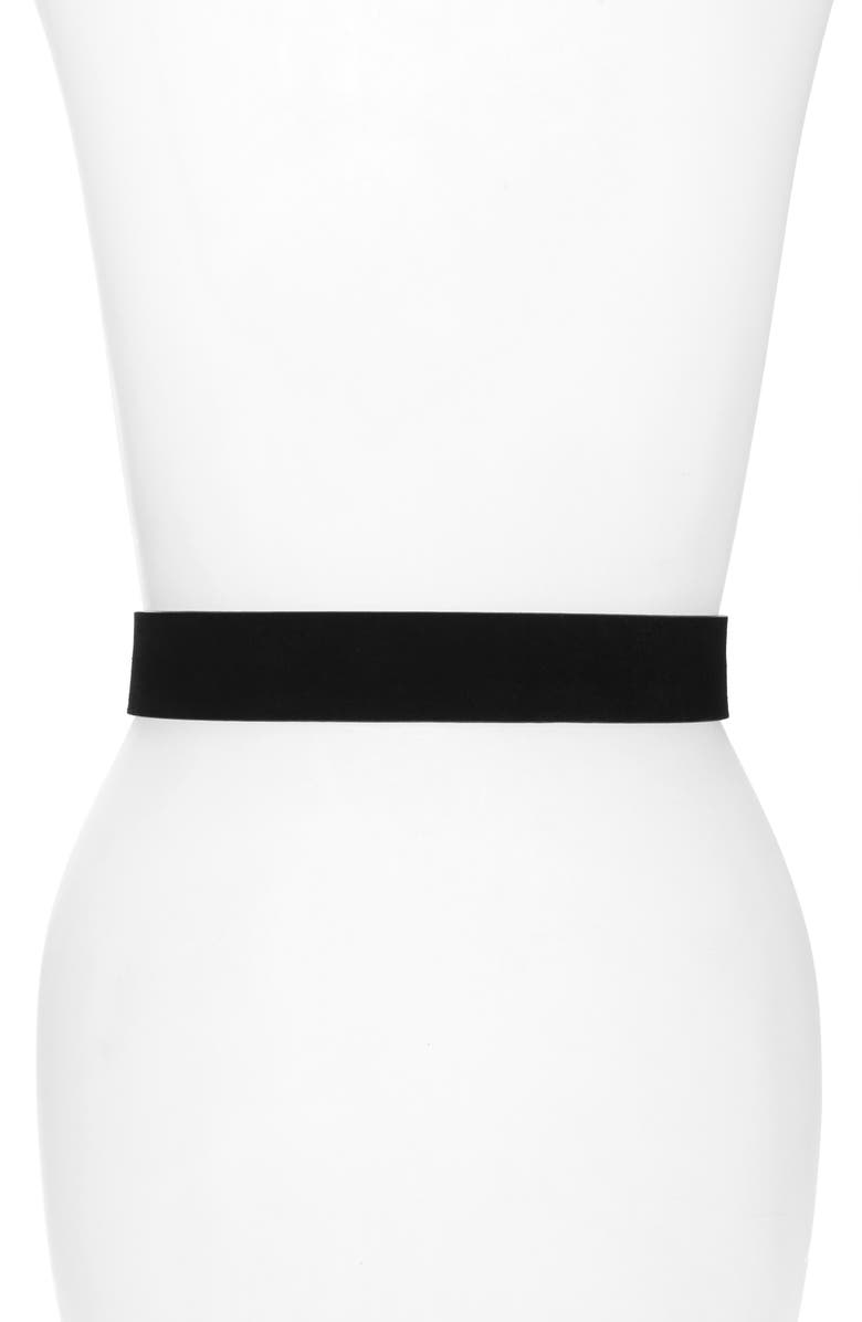 Halogen<sup>®</sup> Oval Buckle Leather Belt, Alternate, color,