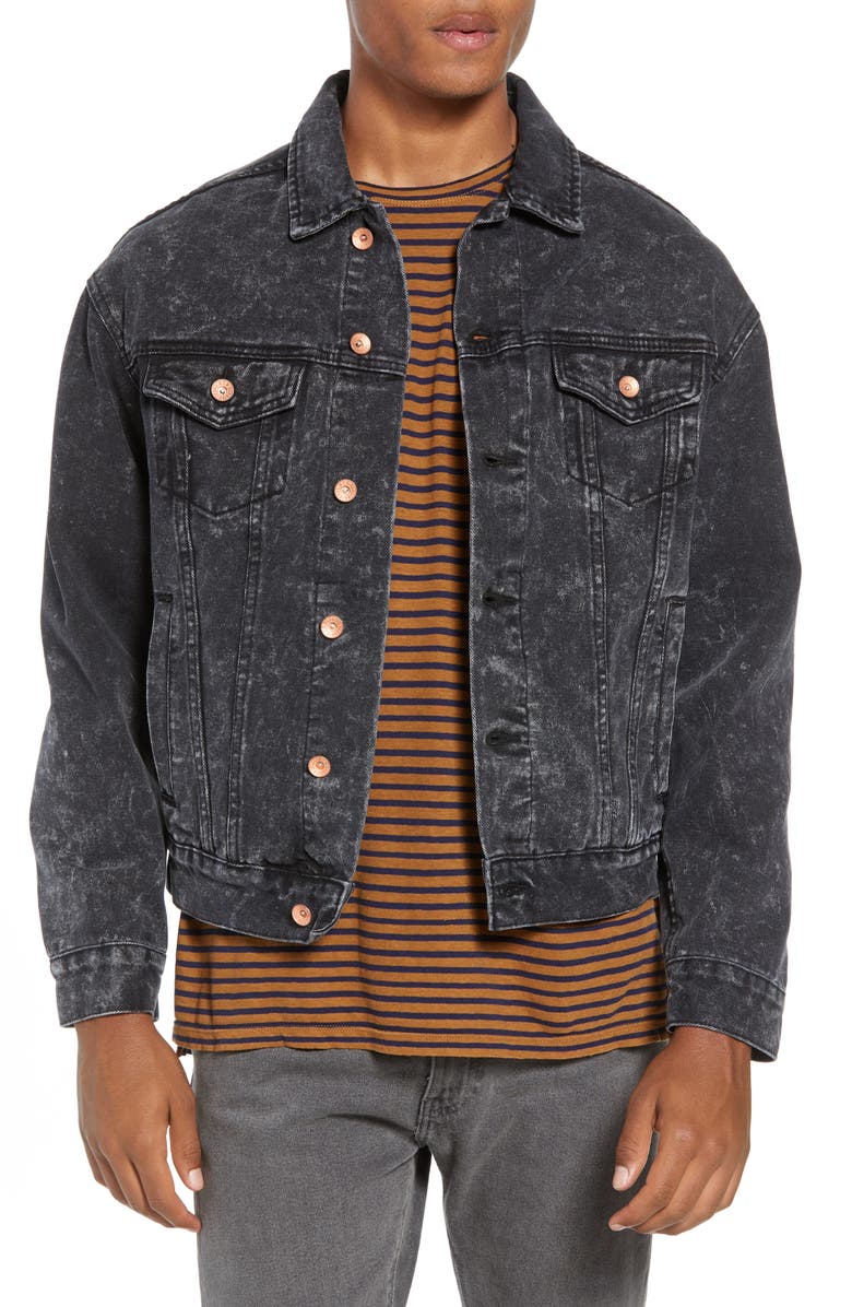 Barking Irons x Bob Dylan P44 Shelter Denim Jacket, Main, color,