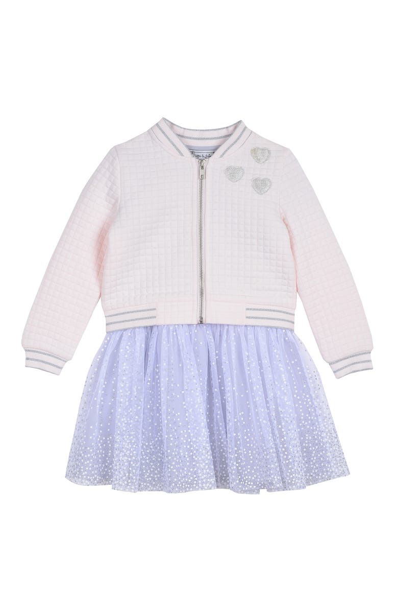 Pippa & Julie Quilted Bomber Jacket & Dress 2-Piece Set, Main, color, 