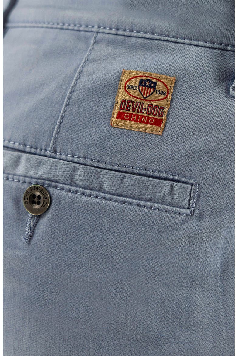 9-Inch Performance Stretch Chino Shorts, Alternate, color, DUSTLY BLUE