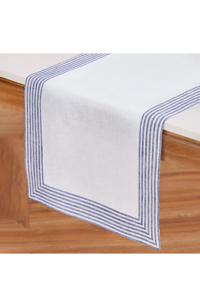Solino Home Linen Table Runner for Dining Table, Holiday and Everyday Table Decor - Lucca, Alternate, color, 