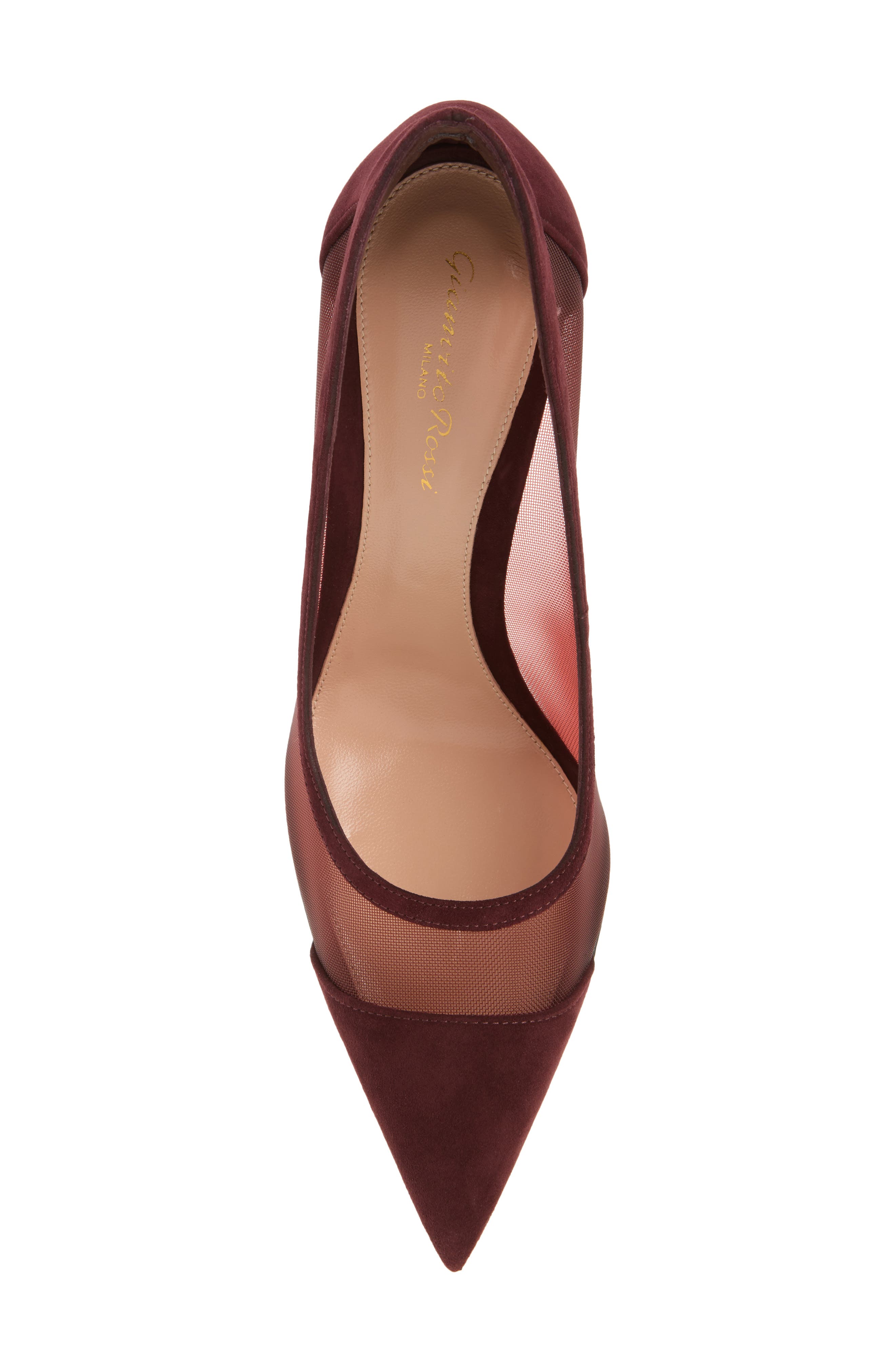 Mesh Pointed Toe Pump, Alternate, color, ROYALE