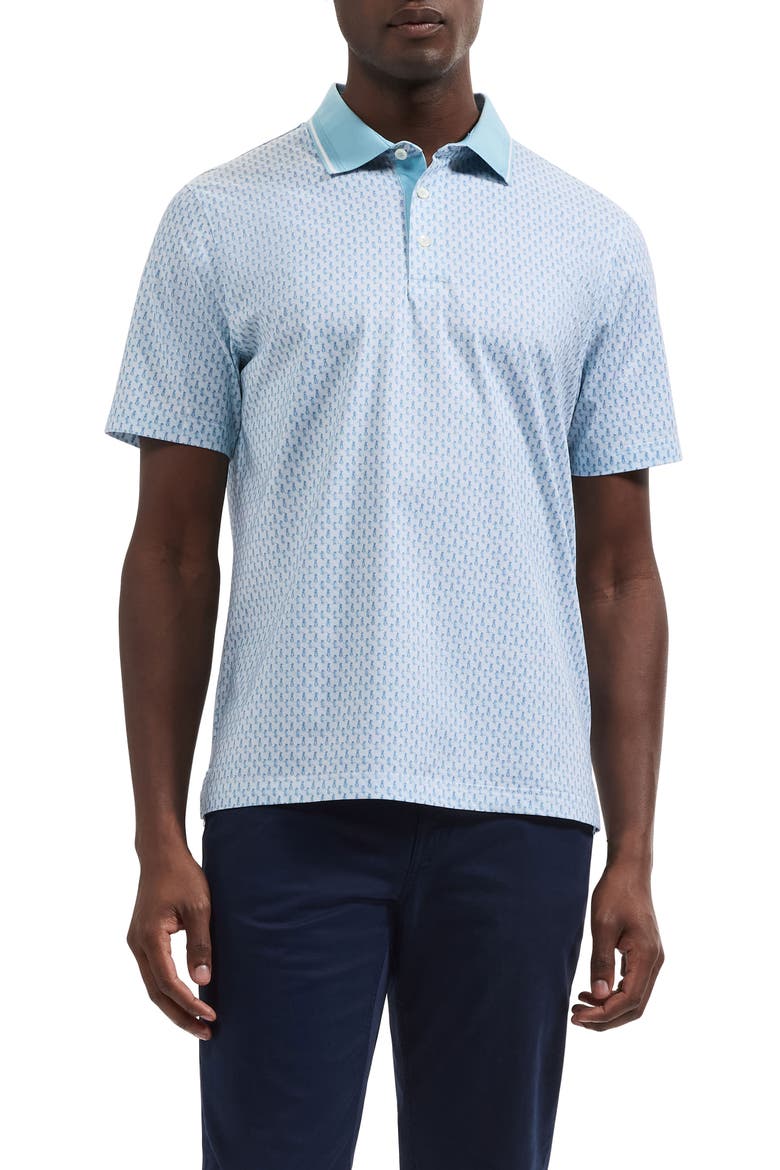 Vidal OoohCotton® Polo, Main, color, BALTIC