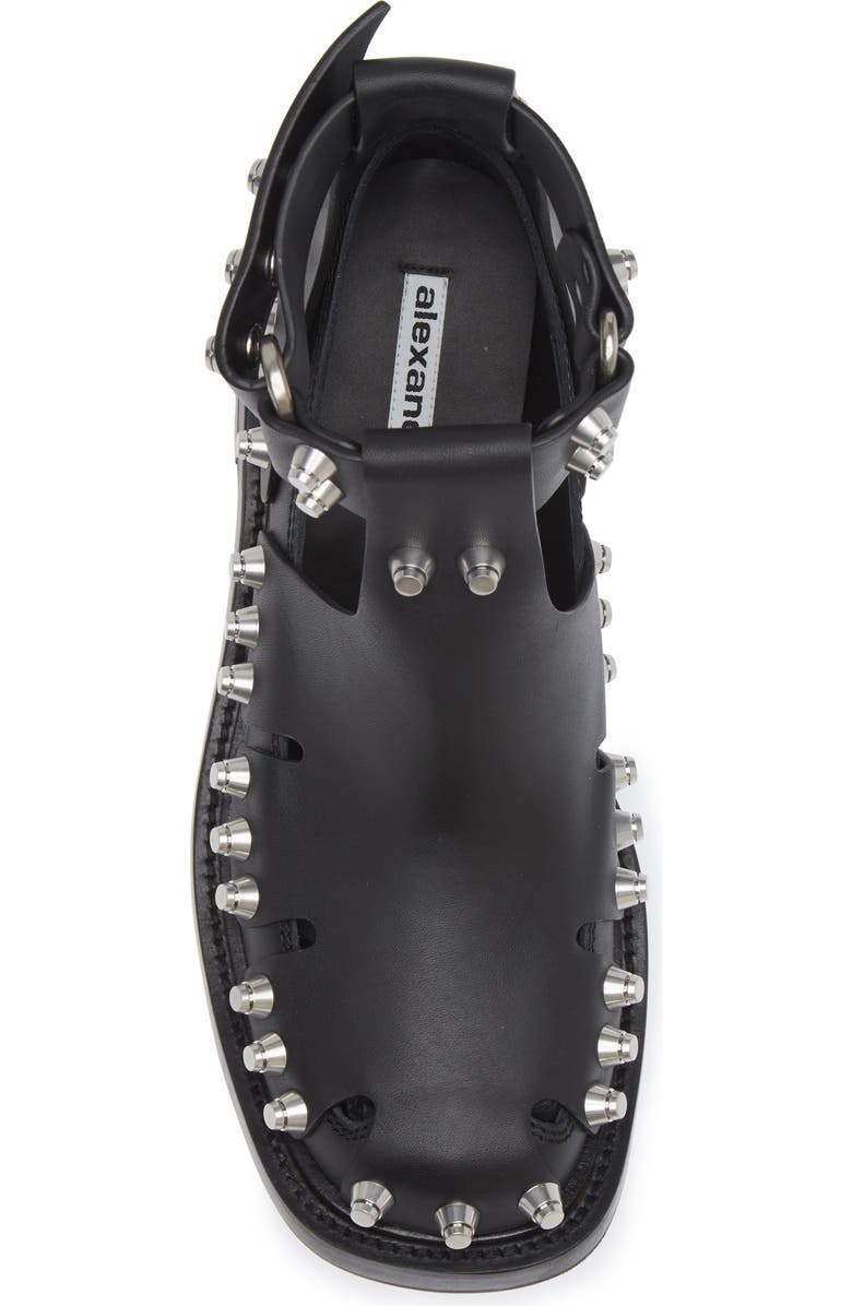 Alexander Wang Dixon Studded Cutout Bootie, Alternate, color,